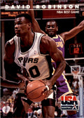 1992-93 SkyBox USA Basketball David Robinson Basketball Cards #76