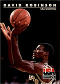 1992-93 SkyBox USA Basketball David Robinson Basketball Cards #80