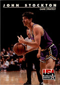1992-93 SkyBox USA Basketball John Stockton Basketball Cards #84