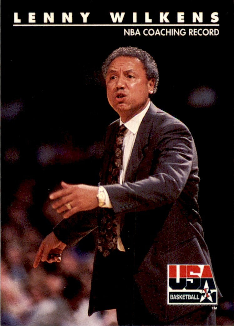 1992-93 SkyBox USA Basketball Lenny Wilkens Basketball Cards #98