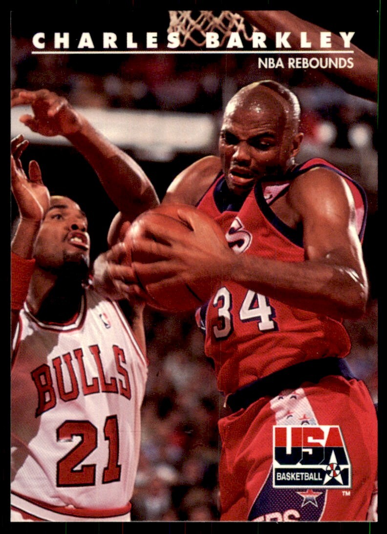 1992-93 SkyBox USA Basketball Charles Barkley Basketball Cards #9