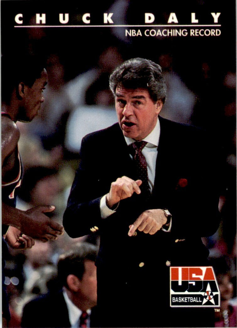 1992-93 SkyBox USA Basketball Chuck Daly. Basketball Cards. #94