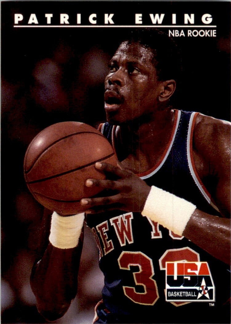 1992-93 SkyBox USA Basketball Patrick Ewing (100) Basketball Cards. #20