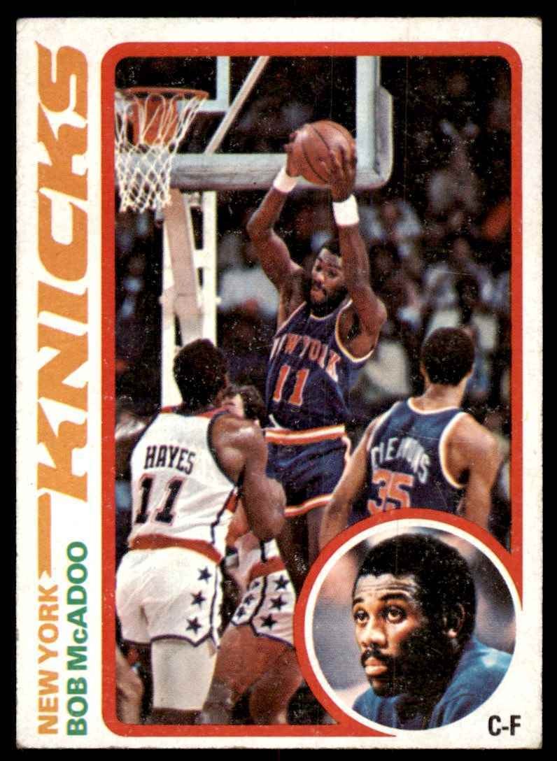 1978-79 Topps Basketball Card Bob McAdoo New York Knicks #5