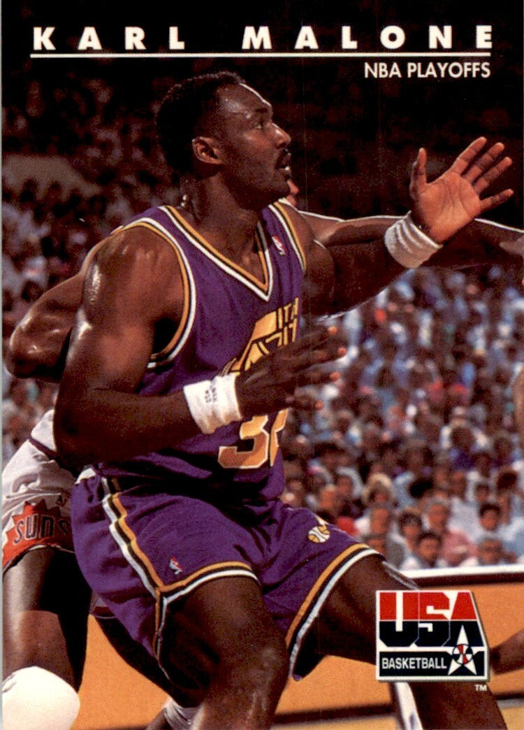 1992-93 SkyBox USA Basketball Karl Malone. Basketball Cards. #51