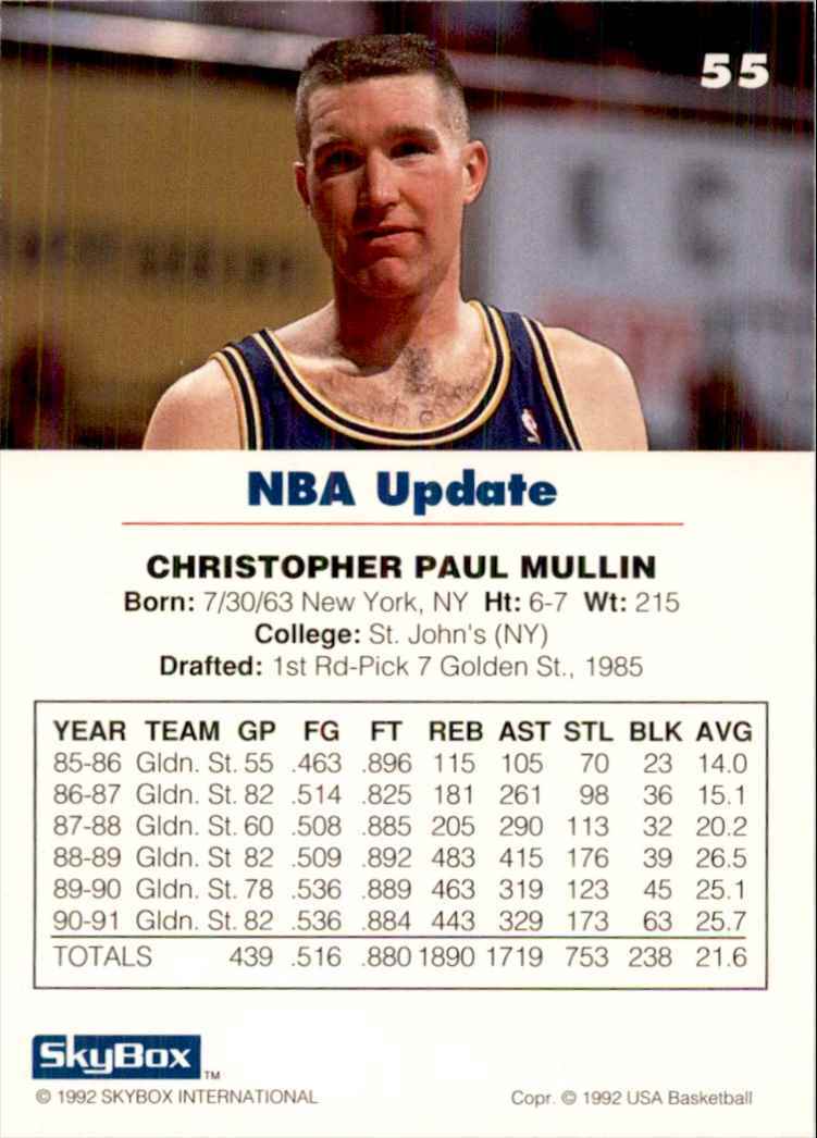 1992-93 SkyBox USA Basketball Paul Graham. Basketball Cards. #55