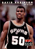 1992-93 SkyBox USA Basketball David Robinson. Basketball Cards. #77