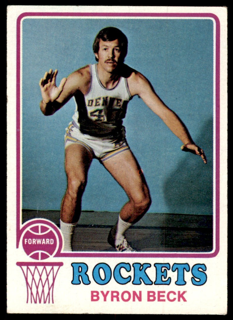 1973-74 Topps Basketball Card Byron Beck Denver Rockets #258