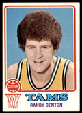 1973-74 Topps Basketball Card Randy Denton Memphis Tams #211