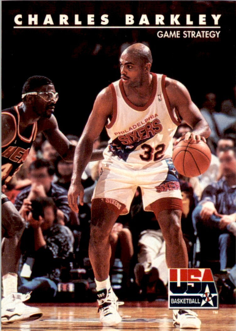 1992-93 SkyBox USA Basketball. Charles Barkley Basketball Cards #3