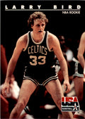 1992-93 SkyBox USA Basketball. Larry Bird Basketball Cards #11