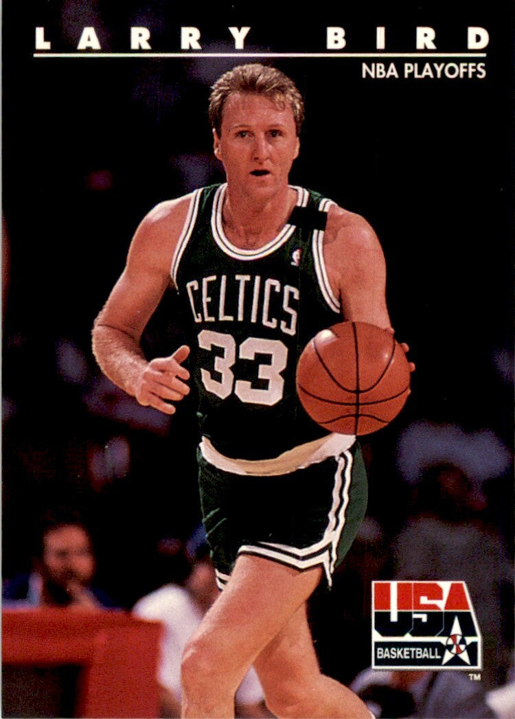 1992-93 SkyBox USA Basketball. Larry Bird Basketball Cards #15