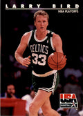 1992-93 SkyBox USA Basketball. Larry Bird Basketball Cards #15