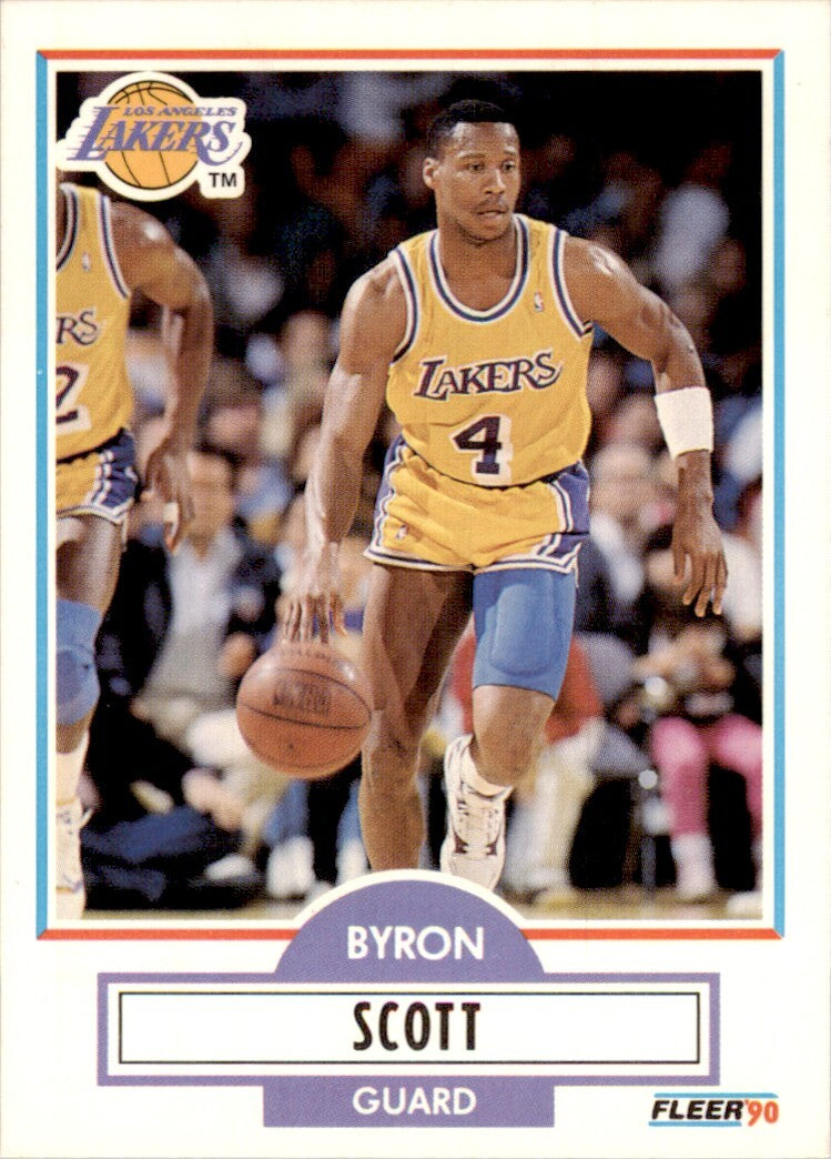 1990-91 Fleer Byron Scott Basketball Cards #94