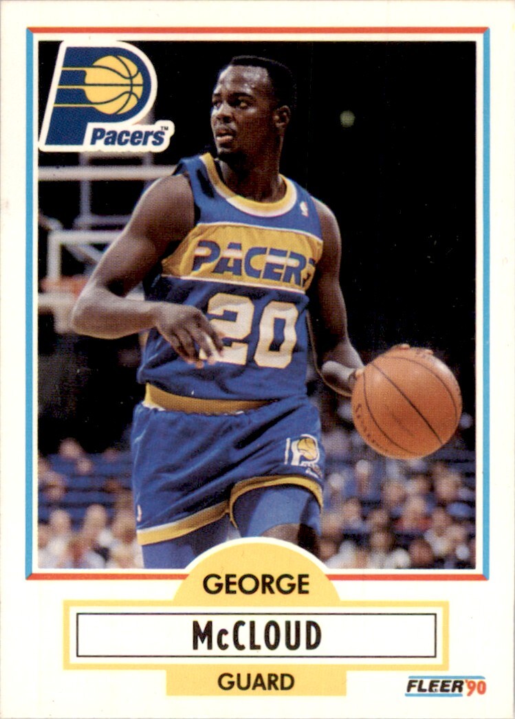 1990-91 Fleer George McCloud Basketball Cards #77