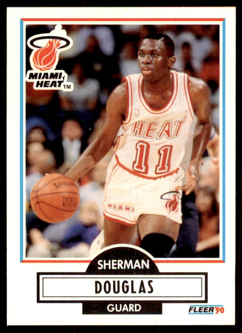 1990-91 Fleer. Sherman Douglas Basketball Cards #98