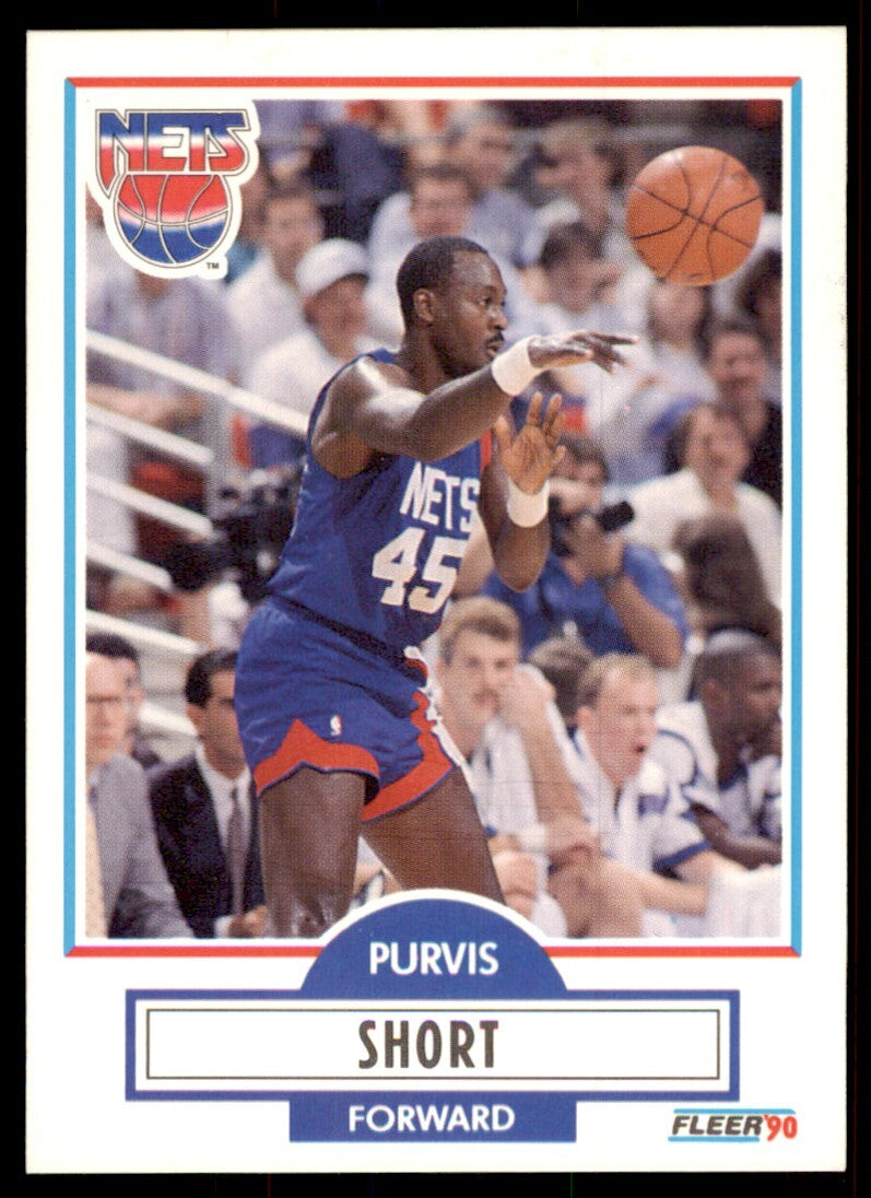 1990-91 Fleer. Purvis Short Basketball Cards #123