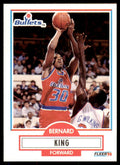 1990-91 Fleer. Bernard King Basketball Cards #194