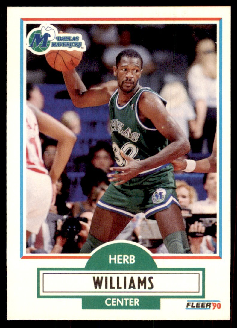 1990-91 Fleer Cards Herb Williams Basketball Cards #45