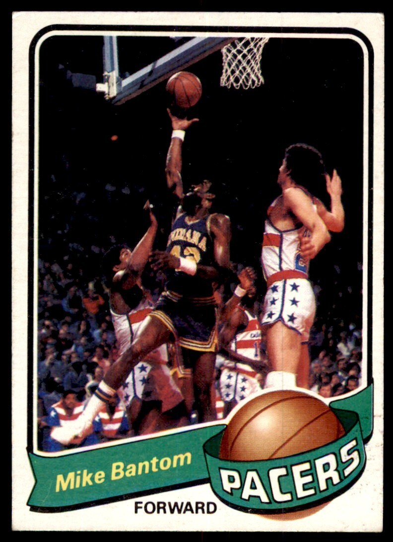1979-80 Topps Basketball Card Mike Bantom Indiana Pacers #9