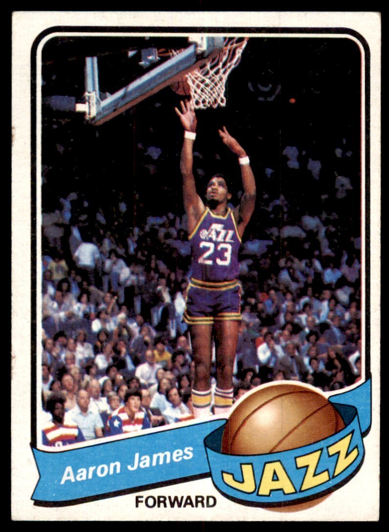 1979-80 Topps Basketball Card Aaron James Utah Jazz #111