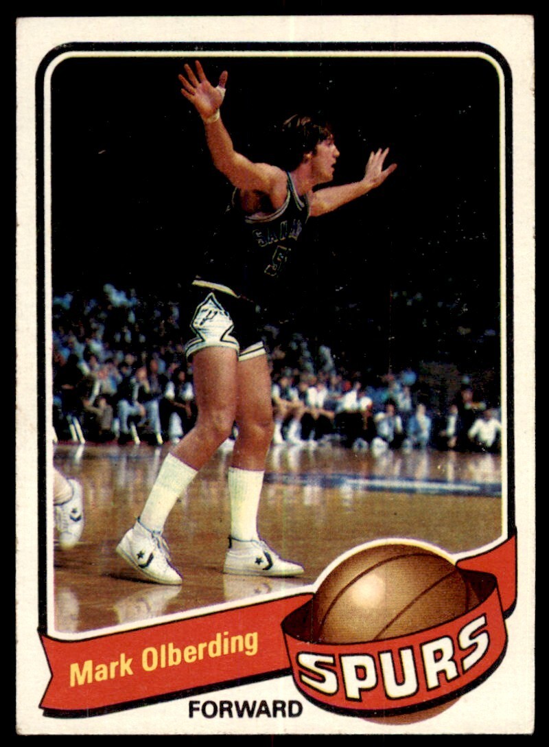 1979-80 Topps Basketball Card Mark Olberding San Antonio Spurs #98