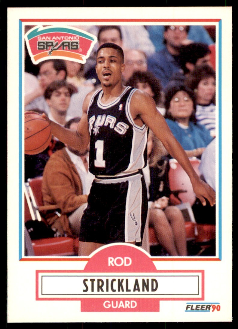 1990-91 Fleer Cards Rod Strickland Basketball Cards #173