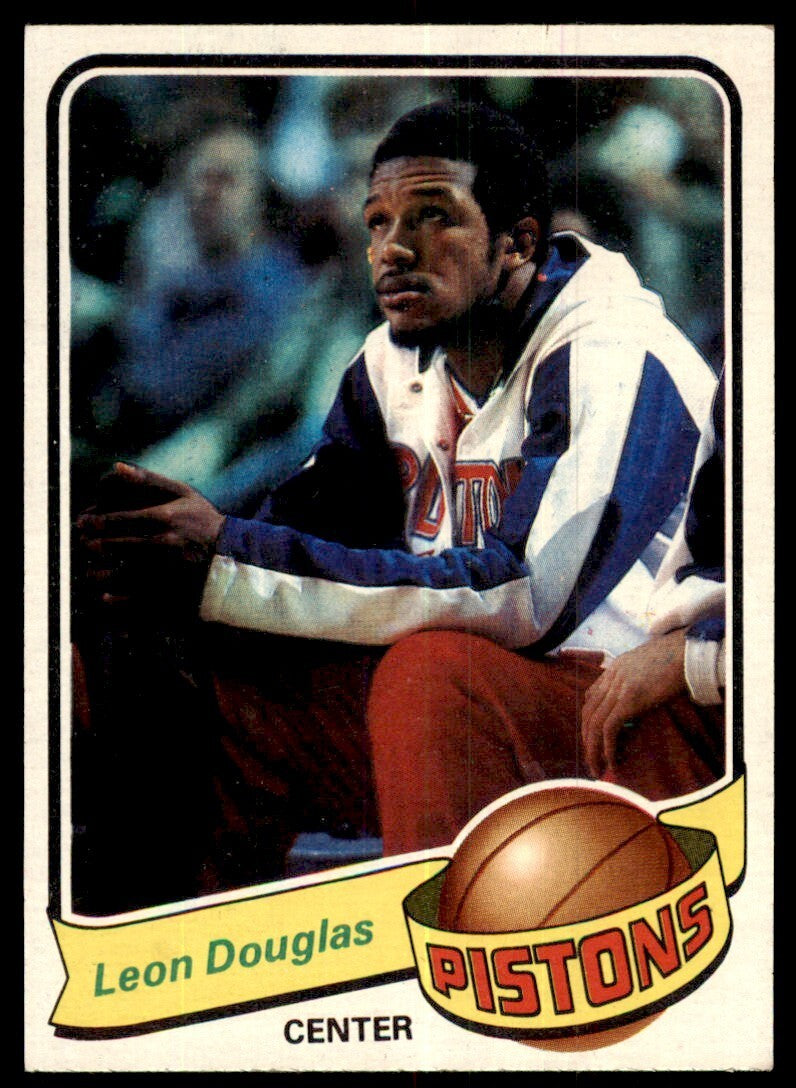 1979-80 Topps Basketball Card Leon Douglas Detroit Pistons #126