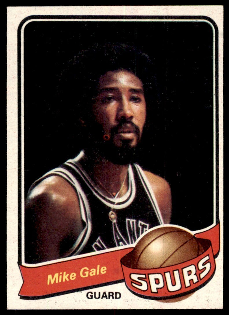 1979-80 Topps Basketball Card Mike Gale A San Antonio Spurs #122