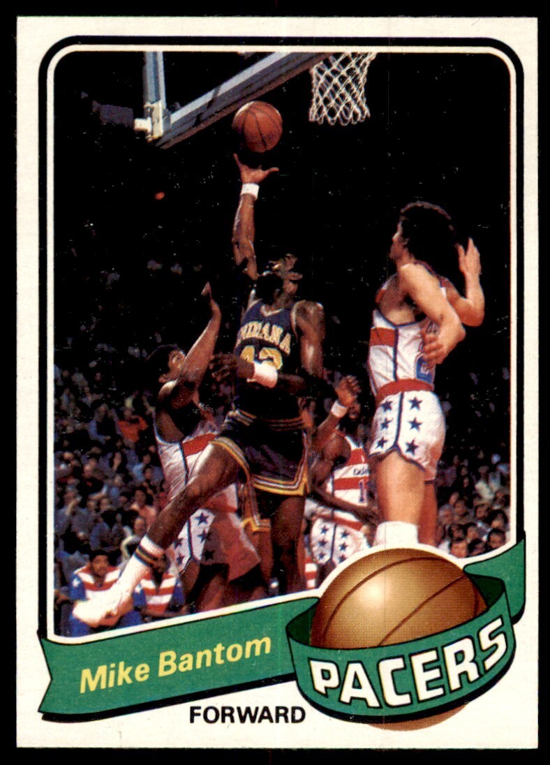 1979-80 Topps Basketball Card Mike Bantom A Indiana Pacers #9