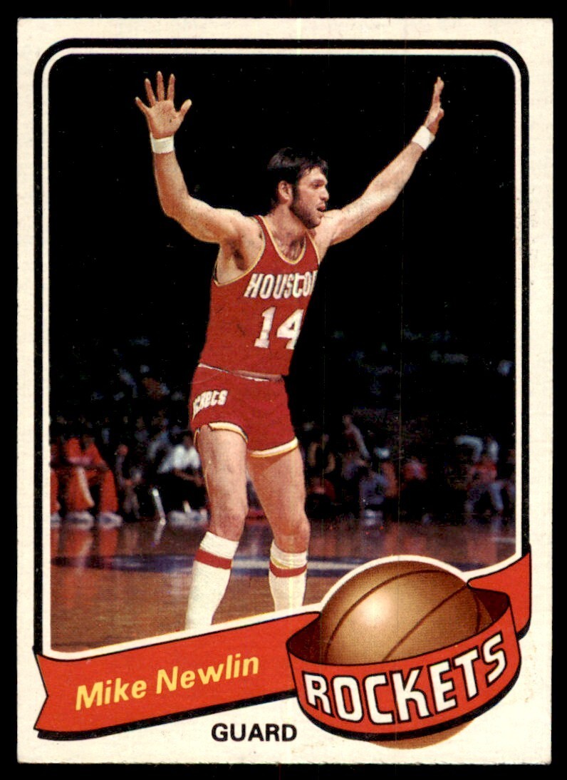 1979-80 Topps Basketball Card Mike Newlin Houston Rockets #15