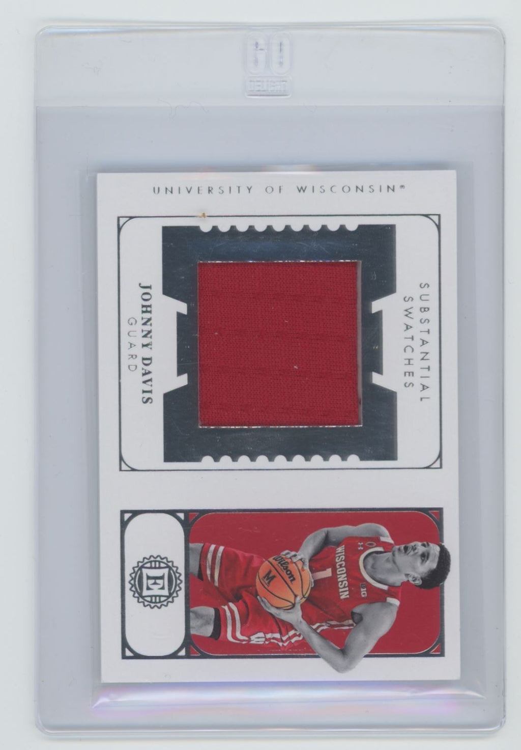 2022-23 Panini Encased Swatches Johnny Davis Basketball Card #ES-JDA