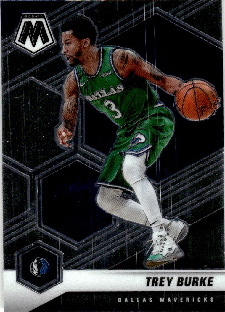 2020-21 Mosaic Basketball Card Trey Burke Dallas Mavericks #110