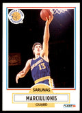 1990-91 Fleer Cards. Sarunas Marciulionis Basketball Cards. #65