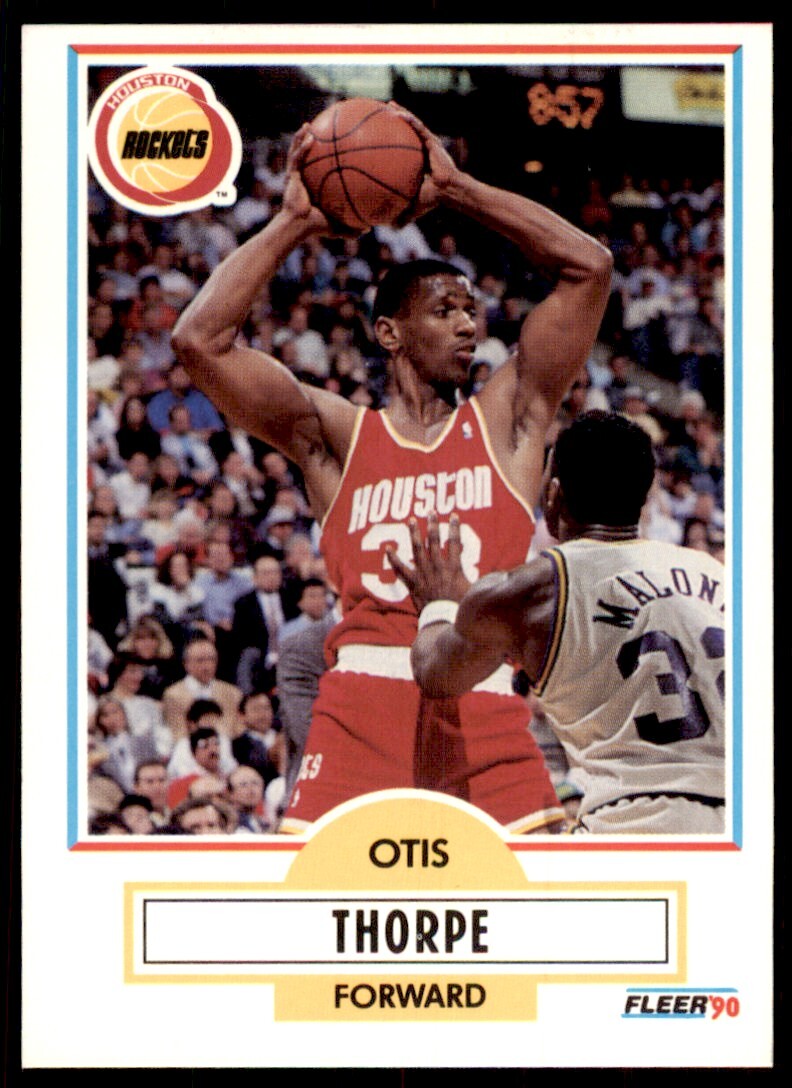 1990-91 Fleer Cards. Otis Thorpe Basketball Cards. #74