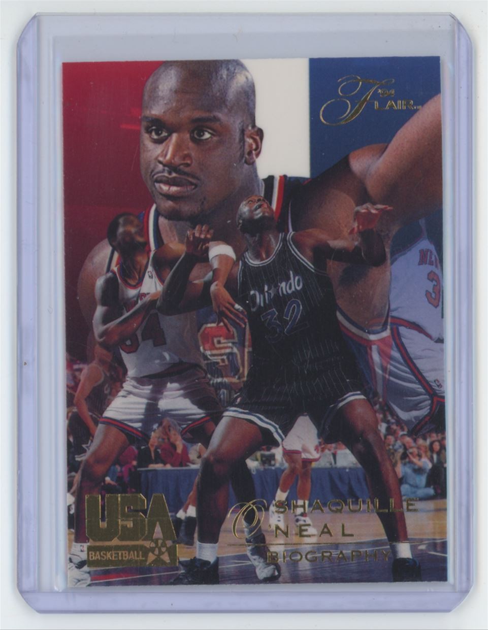 1994-95 Flair USA Shaquille O'Neal Basketball Card #76