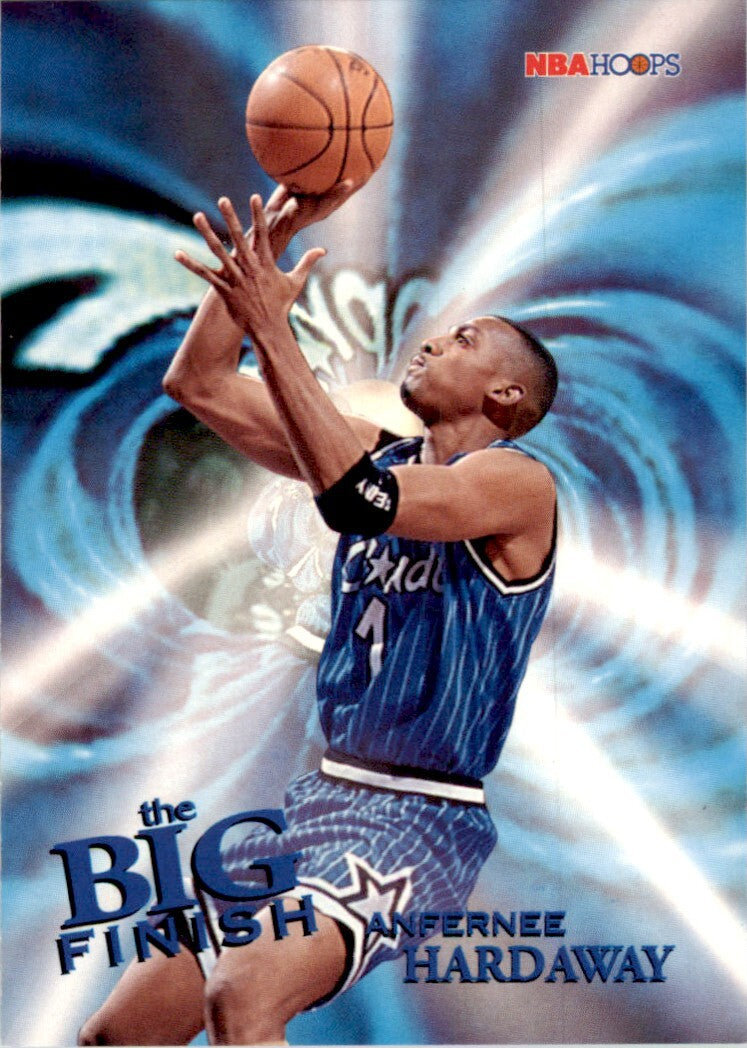 1996-97 NBA Hoops Anfernee Hardaway Basketball Cards #182