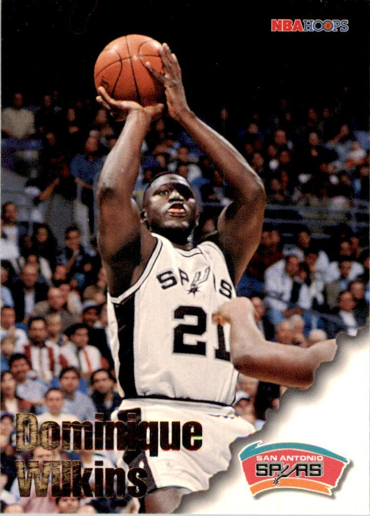 1996-97 NBA Hoops Dominique Wilkins Basketball Cards #239