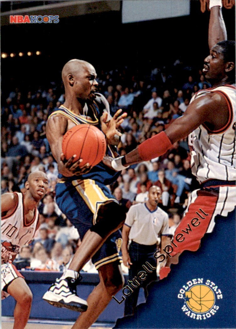 1996-97 NBA Hoops Latrell Sprewell Basketball Cards #57