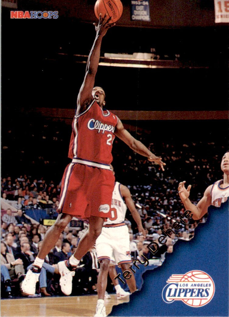 1996-97 NBA Hoops Terry Dehere Basketball Cards #71