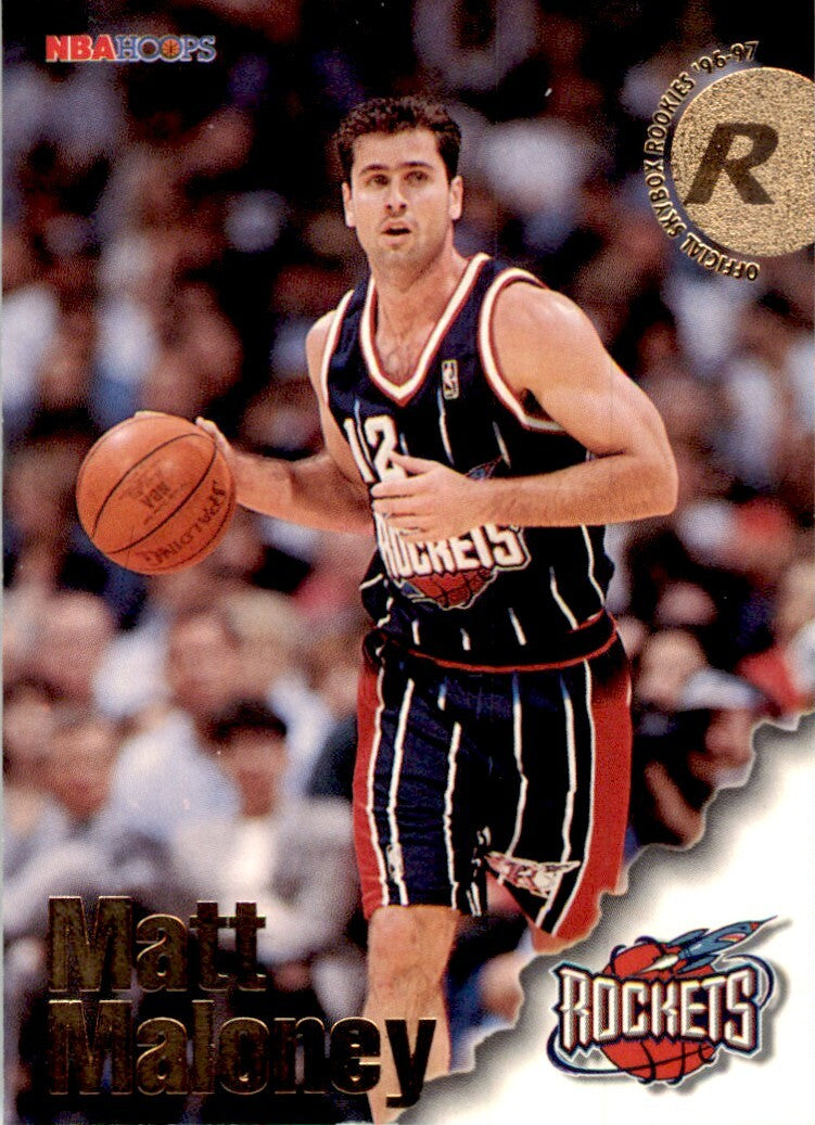 1996-97 NBA Hoops Matt Maloney Basketball Cards #299