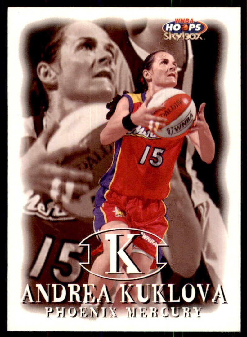 1999-00 Hoops WNBA Andrea Kuklova Basketball Cards #15