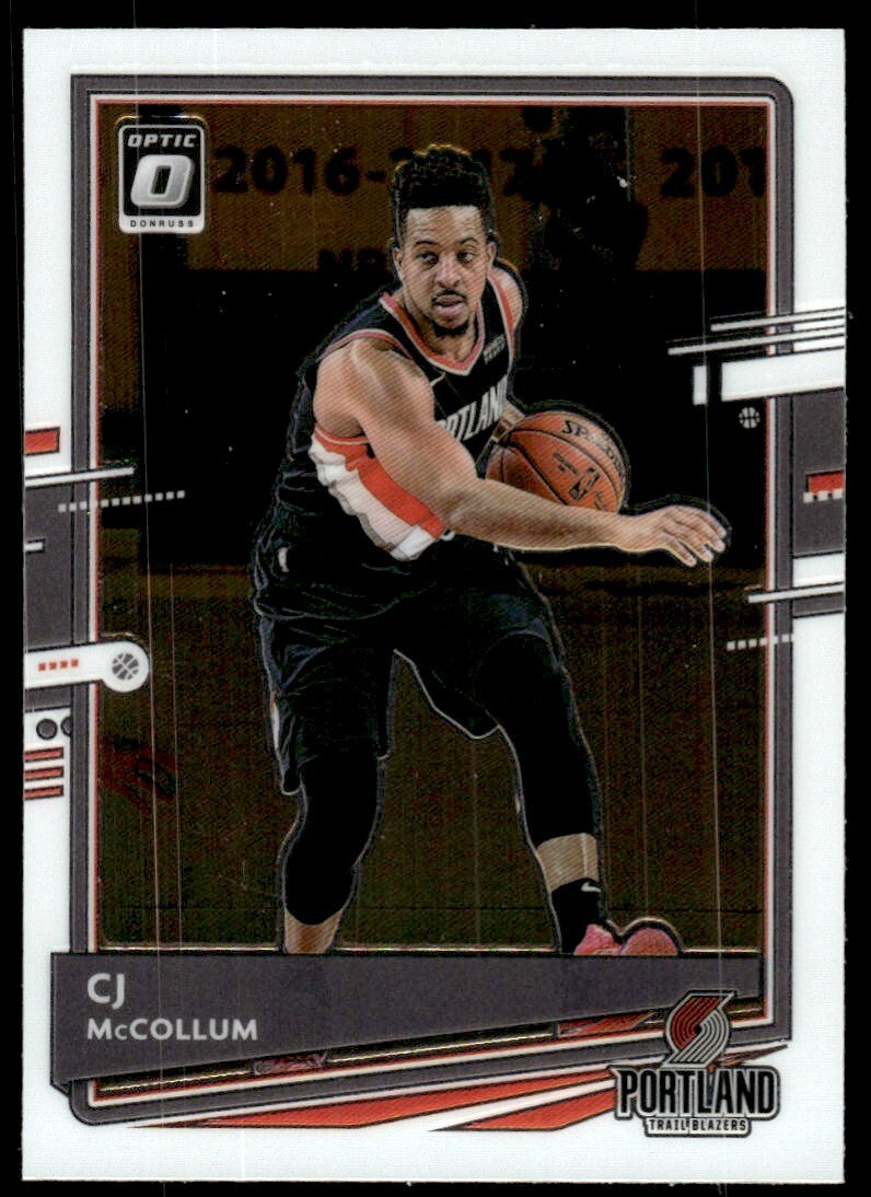 2020-21 Donruss Optic Basketball Card CJ McCollum Portland Trail Blazers #135