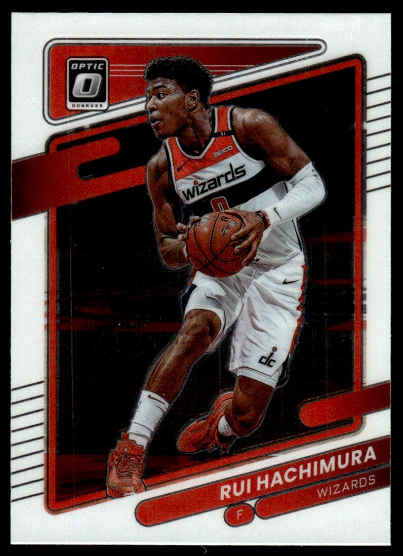 2021-22 Donruss Optic Basketball Card Rui Hachimura Washington Wizards #79