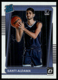 2021-22 Donruss Optic Basketball Card Santi Aldama Rookie Memphis Grizzlies #176