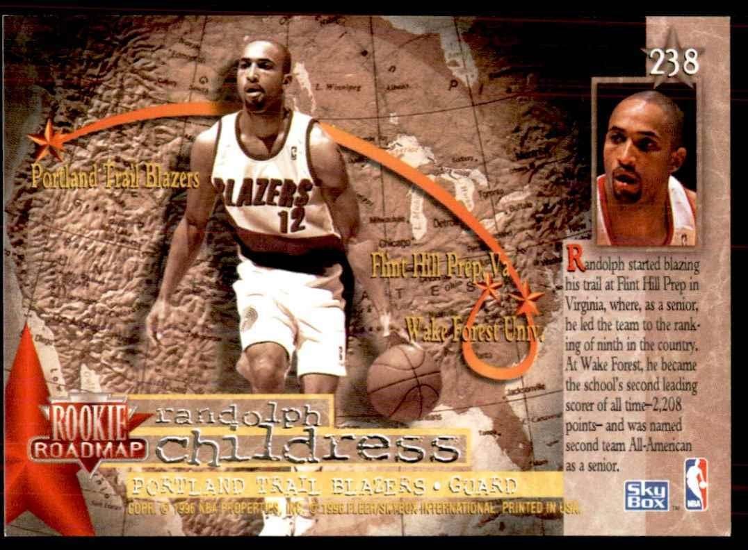 1996-97 SkyBox Randolph Childress Rookie Basketball Cards #238