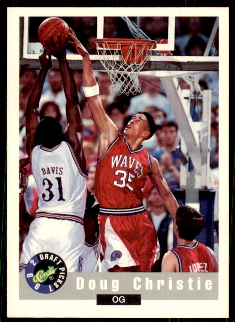 1992-93 Classic Draft Picks Doug Christie Basketball Cards #20