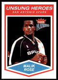 2003-04 Fleer Platinum Malik Rose Basketball Cards #166