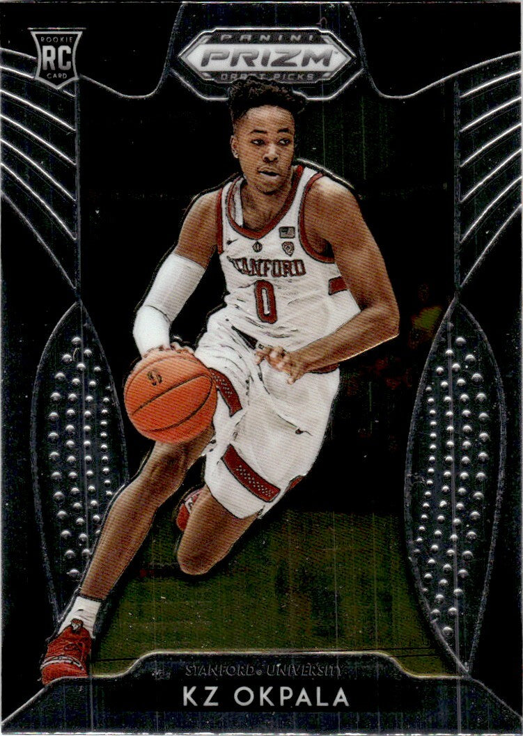 2019-20 Panini Prizm Draft Picks Basketball Card KZ Okpala Rookie A Stanford