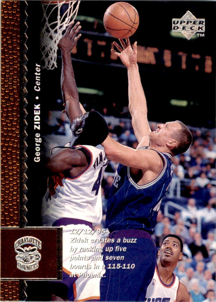 1996-97 Upper Deck George Zidek Basketball Cards #193